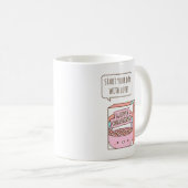 Mug Commencez votre journée avec amour, Affirmation du (Devant droit)