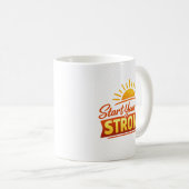Mug Commencez Votre Journée avec Force (Devant droit)