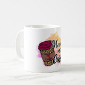 Mug Commencez votre journée avec notre "Mama Needs Cof (Devant gauche)