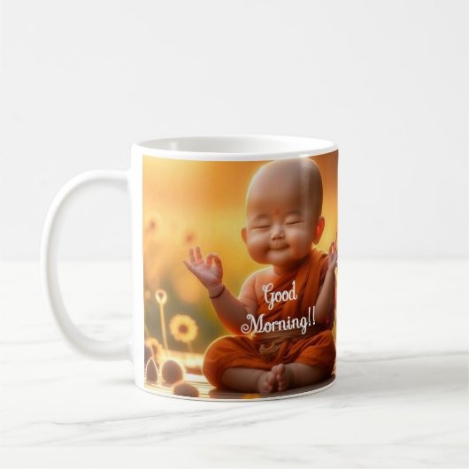 Mug Commencez votre journée avec un sourire ! (Gauche)