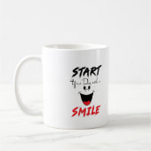 Mug Commencez Votre Journée Avec Un Sourire (Gauche)