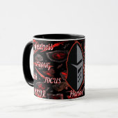 Mug Commencez Votre Journée Comme un Roi – Guerrier Mo (Devant gauche)