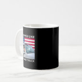 Mug Comment aimez-vous mon trajet en camion de garage (Devant gauche)