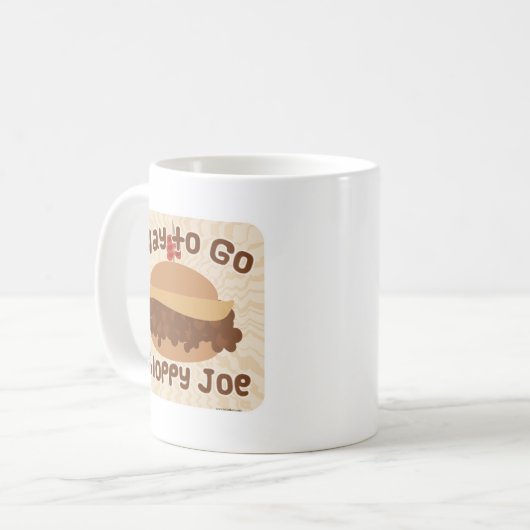 Mug Comment Aller Sloppy Joe Sandwich Slogan (Devant gauche)