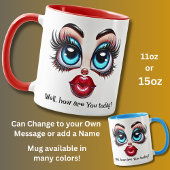 Mug Comment allez-vous? Ajouter un message de nom, ye