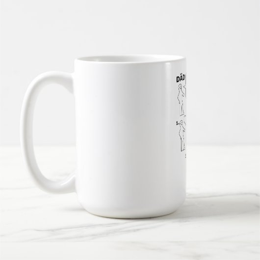 Mug Comment assembler une feuille d'instructions papa  (Gauche)