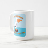 Mug Comment ça gâche Pelican Funny Toon Slogan (Devant gauche)