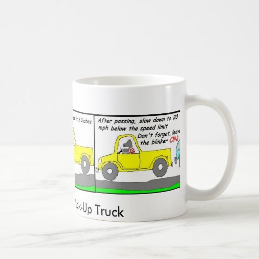 Mug Comment conduire un camion de collecte (Droite)
