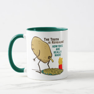 Mug Comment des fritures sont vraiment faites à pomme