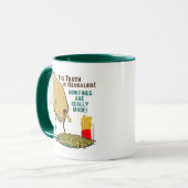 Mug Comment des fritures sont vraiment faites à pomme (Devant gauche)