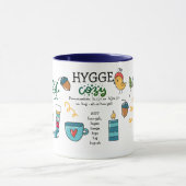 Mug Comment dire HYGGE Funny Folk Art Doodle Custom Mu (Centre)