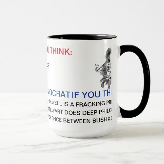 Mug COMMENT DIRE SI VOUS êtes RÉPUBLICAINS OU (Droite)