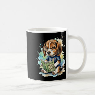 Mug Comment dresser un humain drôle beagle lisant un l