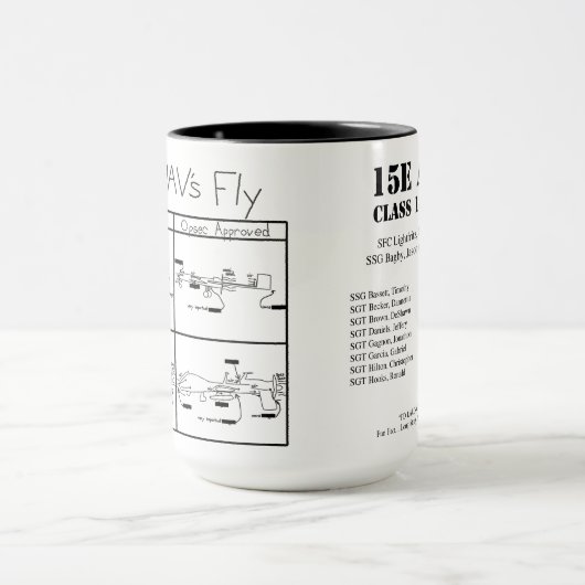 Mug Comment édition de classe de la mouche de l'UAV (Centre)