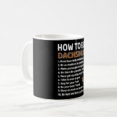 Mug Comment être un Dachshund (Devant gauche)
