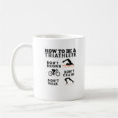 Mug Comment être un triathlon de Triathlete (Gauche)