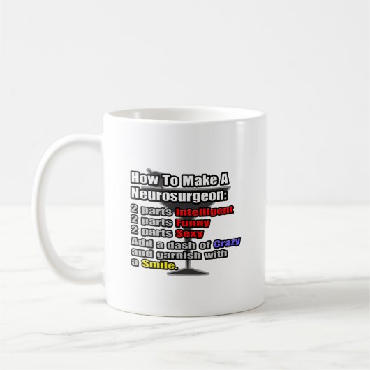 Mug Comment faire un neurochirurgien (Gauche)