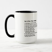 Mug Comment Faire Un Tapis D'Avion En Papier (Gauche)