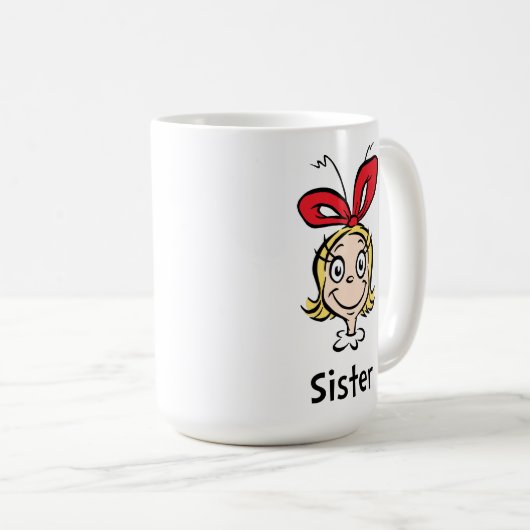 Mug Comment Grinch Stol Christmas | Grinch Sister (Devant droit)