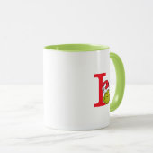 Mug Comment Grinch Stol Christmas | Monogramme I (Devant droit)