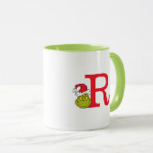 Mug Comment Grinch Stol Christmas | Monogramme R (Devant droit)