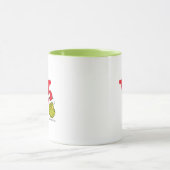 Mug Comment Grinch Stol Christmas | Monogramme V (Centre)