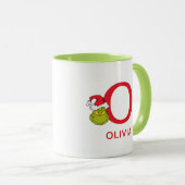 Mug Comment Grinch Stol Christmas | Nom et monogramme (Devant droit)