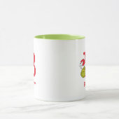 Mug Comment Grinch Stol Christmas | Nom et monogramme (Centre)