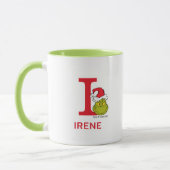 Mug Comment Grinch Stol Christmas | Nom et monogramme (Gauche)
