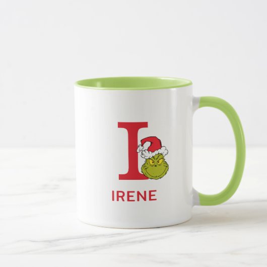 Mug Comment Grinch Stol Christmas | Nom et monogramme (Droite)
