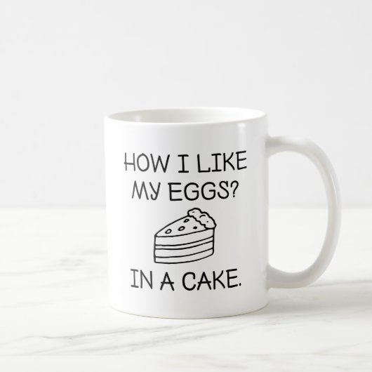 Mug Comment j'aime mes œufs (Droite)