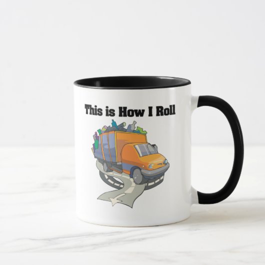 Mug Comment je marche (camion à ordures) (Droite)