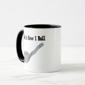 Mug Comment je roule du ruban adhésif (Devant gauche)