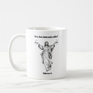 Mug Comment Jésus fait-il du café hébreu