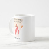 Mug Comment Jésus Fait-Il Son Thé ? Hébreux C'est drôl (Devant gauche)