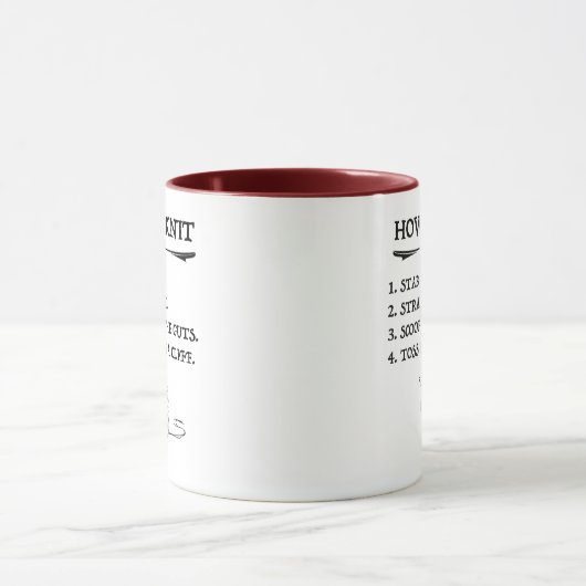 Mug Comment Knit Halloween Style (Centre)