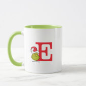 Mug Comment le Grinch a volé Noël | Monogram E (Gauche)