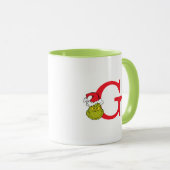 Mug Comment le Grinch a volé Noël | Monogram G (Devant droit)