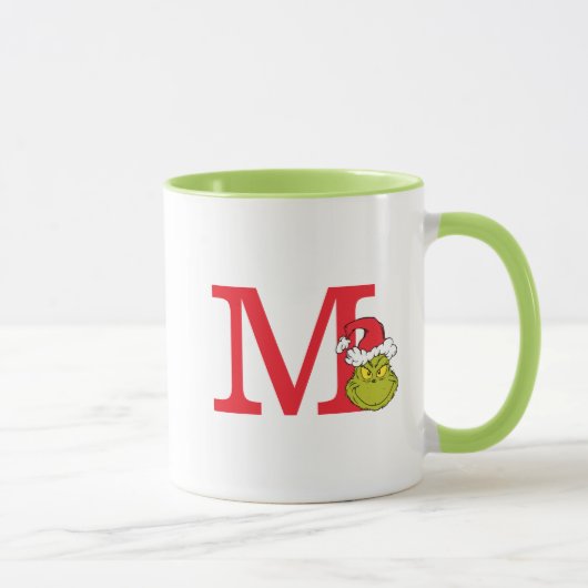 Mug Comment le Grinch a volé Noël | Monogram M (Droite)