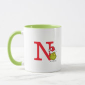 Mug Comment le Grinch a volé Noël | Monogram N (Gauche)