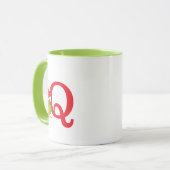 Mug Comment le Grinch a volé Noël | Monogram Q (Devant gauche)