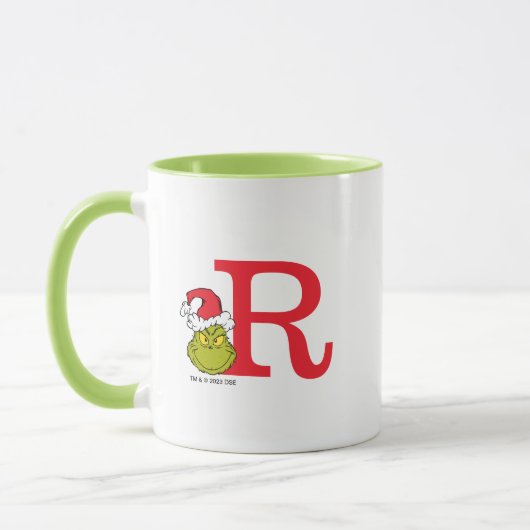 Mug Comment le Grinch a volé Noël | Monogram R (Gauche)