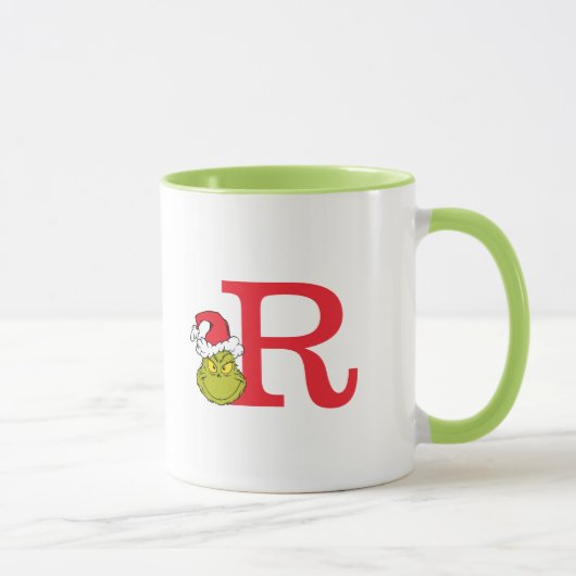 Mug Comment le Grinch a volé Noël | Monogram R (Droite)