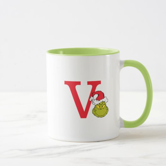 Mug Comment le Grinch a volé Noël | Monogram V (Droite)