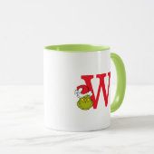 Mug Comment le Grinch a volé Noël | Monogram W (Devant droit)