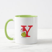 Mug Comment le Grinch a volé Noël | Monogram Y (Gauche)