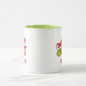 Mug Comment le Grinch a volé Noël | Nom & Monogramme G (Centre)