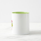 Mug Comment le Grinch a volé Noël | Nom & Monogramme I (Centre)