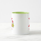 Mug Comment le Grinch a volé Noël | Nom & Monogramme X (Centre)