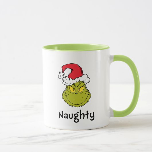 Mug Comment le pouce a volé Noël | Naughty Grinch (Droite)